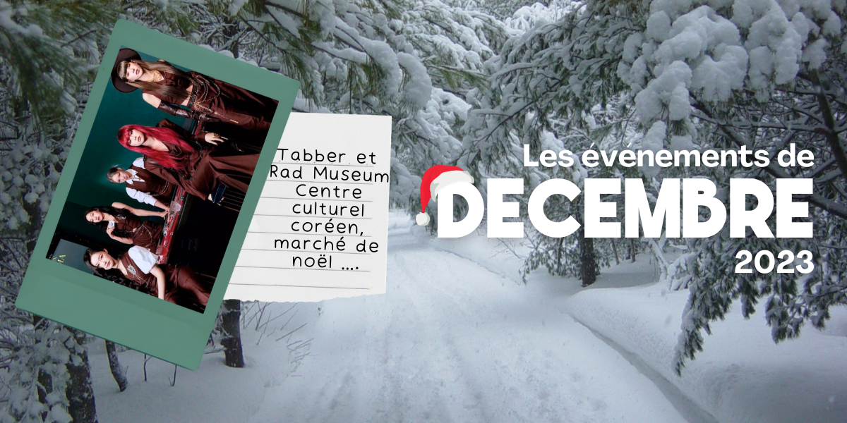 AGENDA : Les évènements de Décembre