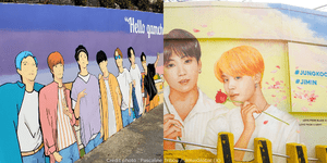 Jimin Jungkook BTS Mural
